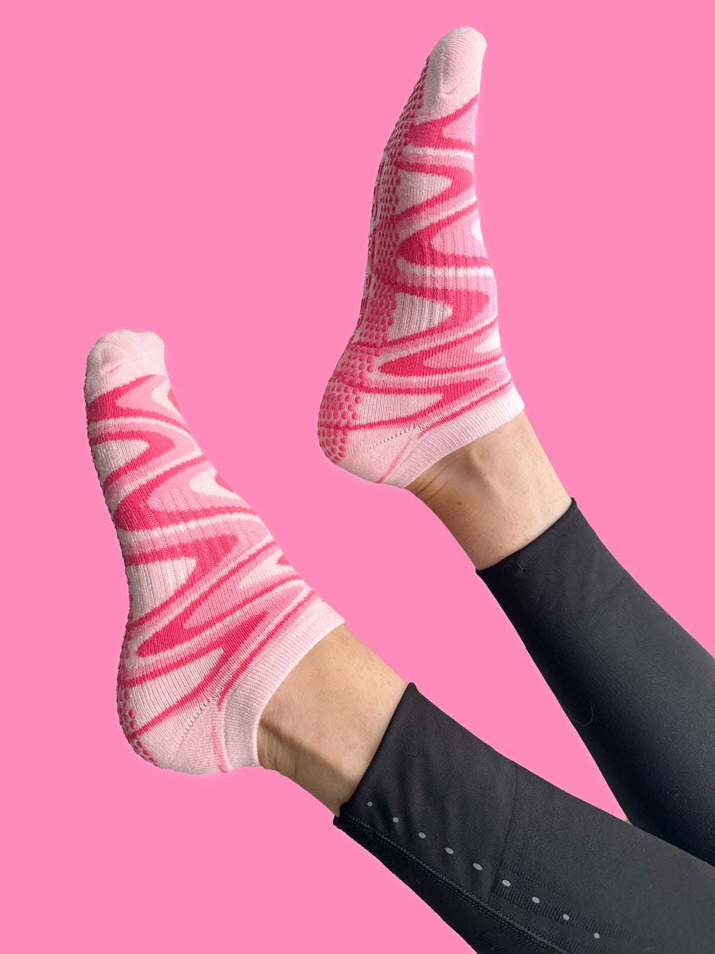 Shop Flow Peppy Pilates grip socks — premium non-slip Pilates socks from an Australian owned brand. Trusted by Pilates studios across Australia & New Zealand. 