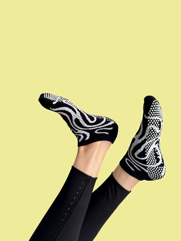 Shop Flow Peppy Pilates grip socks — premium non-slip Pilates socks from an Australian owned brand. Trusted by Pilates studios across Australia & New Zealand. 