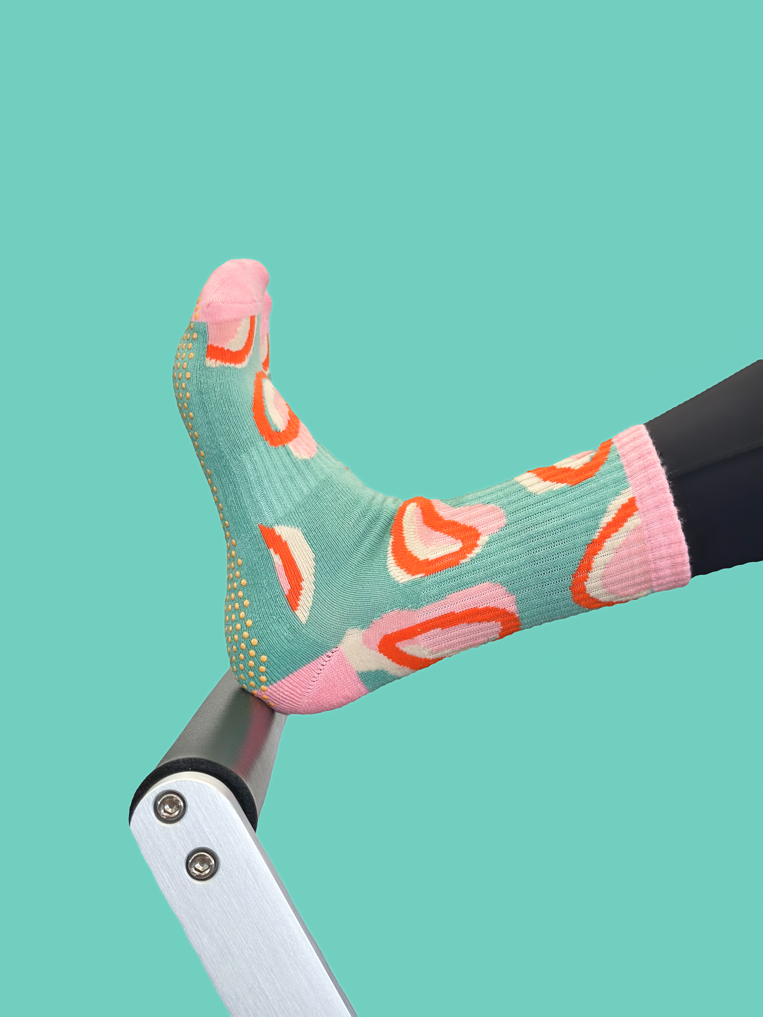Shop Flow Peppy Pilates grip socks — premium non-slip Pilates socks from an Australian owned brand. Trusted by Pilates studios across Australia & New Zealand.