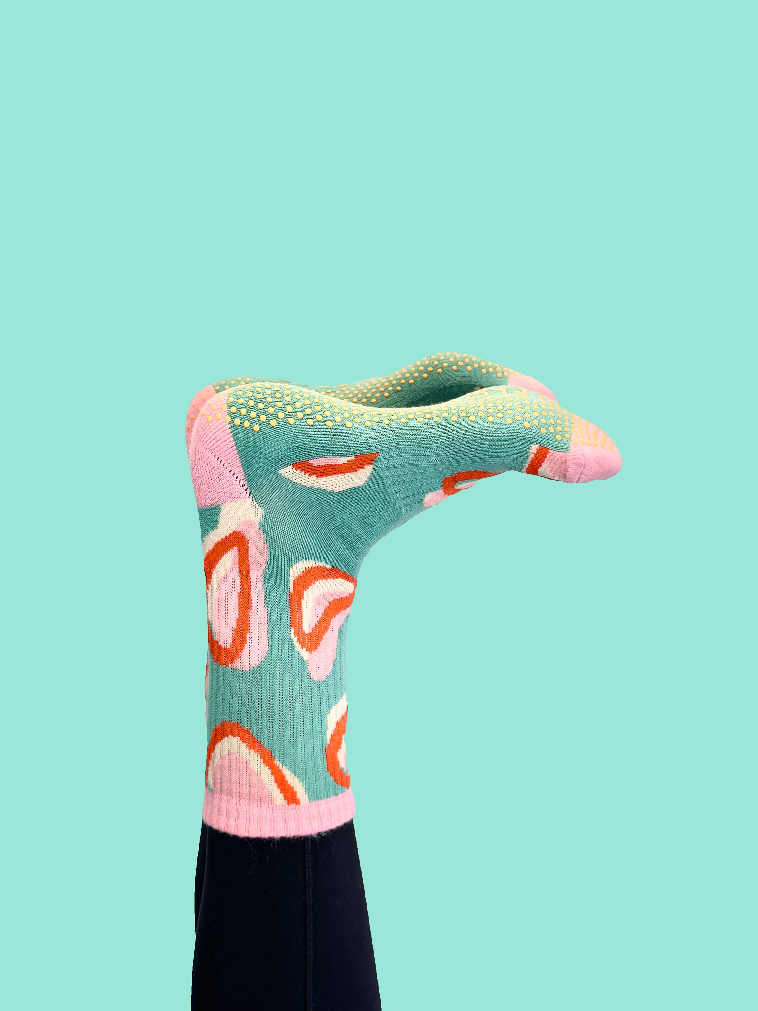 Shop Flow Peppy Pilates grip socks — premium non-slip Pilates socks from an Australian owned brand. Trusted by Pilates studios across Australia & New Zealand.
