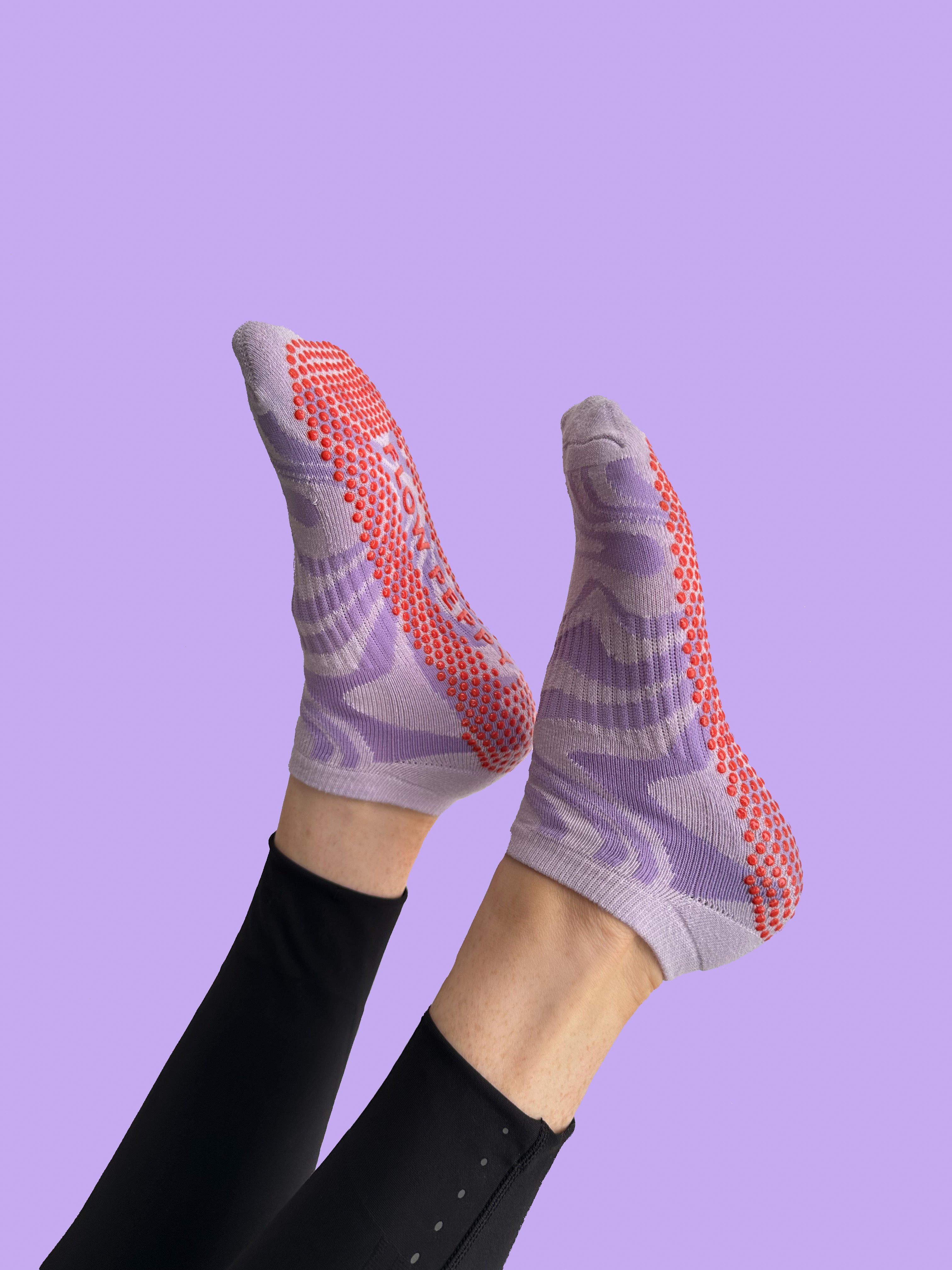 Shop Flow Peppy Pilates grip socks — premium non-slip Pilates socks from an Australian owned brand. Trusted by Pilates studios across Australia & New Zealand. 