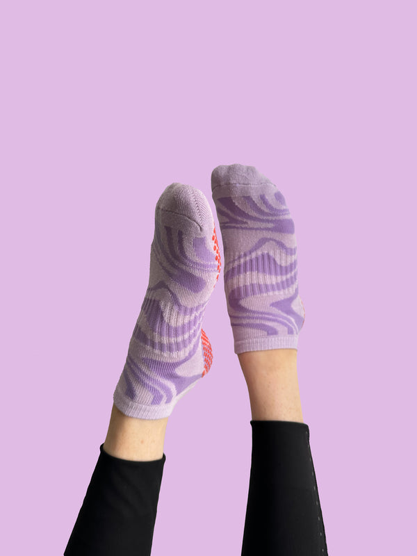 Shop Flow Peppy Pilates grip socks — premium non-slip Pilates socks from an Australian owned brand. Trusted by Pilates studios across Australia & New Zealand. 